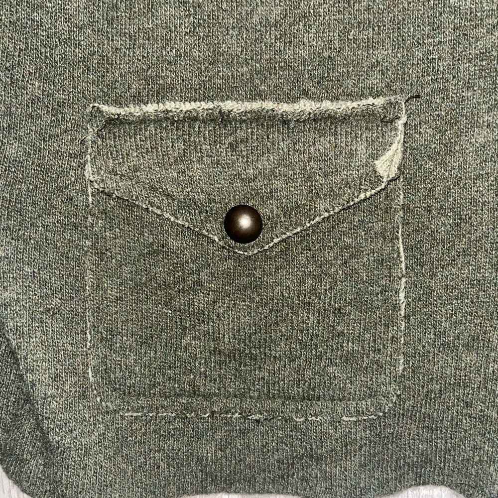 Italy Italian Wool Military jacket fitted button Sweater coat warm coz… - Picture 9 of 14